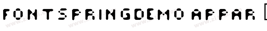 FONTSPRINGDEMO Appar字体转换